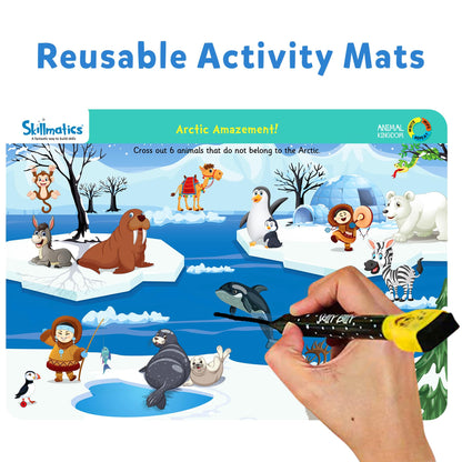 Skillmatics Preschool Learning Activity - Search and Find Megapack Educational Game, Perfect for Kids, Toddlers Who Love Toys, Art and Craft Activities, Gifts for Girls and Boys Ages 3, 4, 5, 6