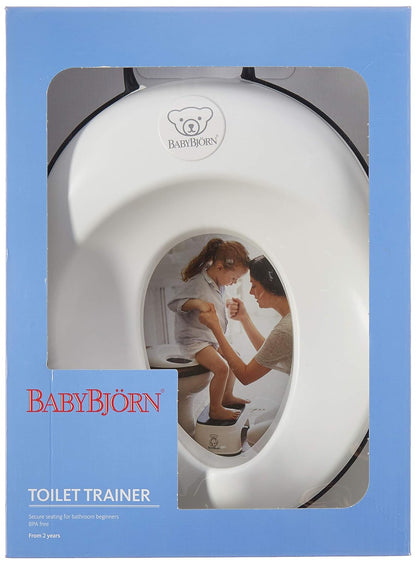 BABYBJORN Toilet Trainer, White/Gray, 1 Count (Pack of 1)