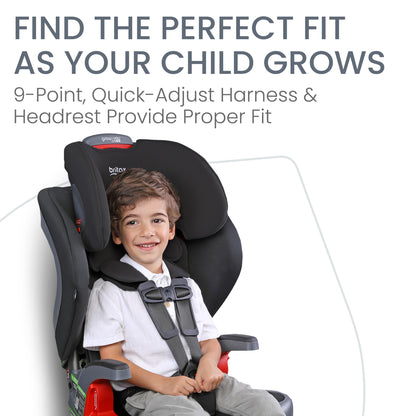 Britax Grow with You ClickTight Harness-2-Booster Car Seat, Cool N Dry - Cool Flow Moisture Wicking Fabric