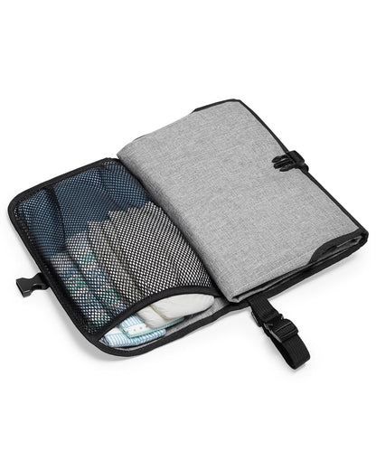 Skip Hop Portable Baby Changing Pad, Pronto, Black & White Stripe