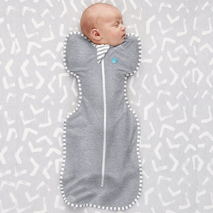 Love to Dream Swaddle UP, Baby Sleep Sack, Self-Soothing Swaddles for Newborns, Improves Sleep, Snug Fit Helps Calm Startle Reflex, New Born Essentials for Baby, 13-19 lbs, Gray