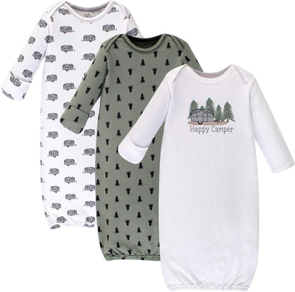 Touched by Nature Unisex Baby Organic Cotton Gowns