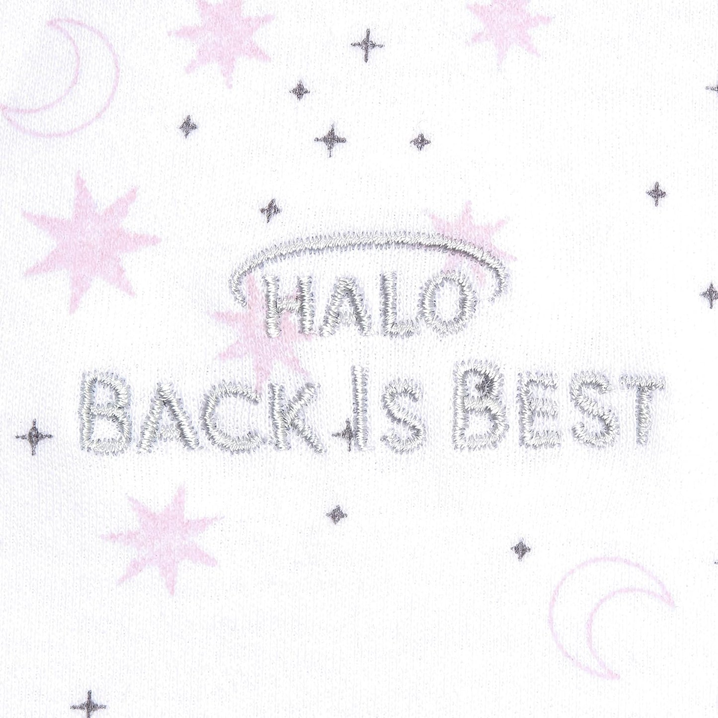 HALO 100% Cotton Sleepsack Swaddle, 3-Way Adjustable Wearable Blanket, TOG 1.5, Clouds, Newborn, 0-3 Months