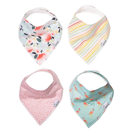 Copper Pearl Baby Bandana Drool Bibs for Drooling and Teething 4 Pack Gift Set “Autumn, Soft Set of Cloth Bandana Bibs for Any Baby Girl or Boy, Cute Registry Ideas for Baby Shower Gifts