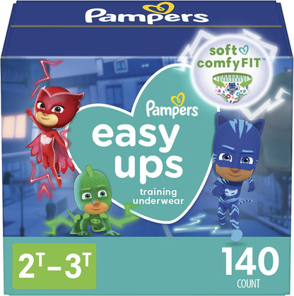 Pampers Easy Ups Girls & Boys Potty Training Pants - Size 3T-4T, 124 Count, My Little Pony Training Underwear