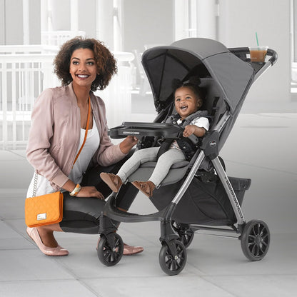 Chicco Mini Bravo Plus Lightweight Stroller - Storm | Black