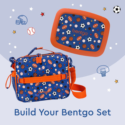 Bentgo® Kids Prints Leak-Proof, 5-Compartment Bento-Style Kids Lunch Box - Ideal Portion Sizes for Ages 3 to 7 - BPA-Free, Dishwasher Safe, Food-Safe Materials - 2023 Collection (Friendly Skies)…