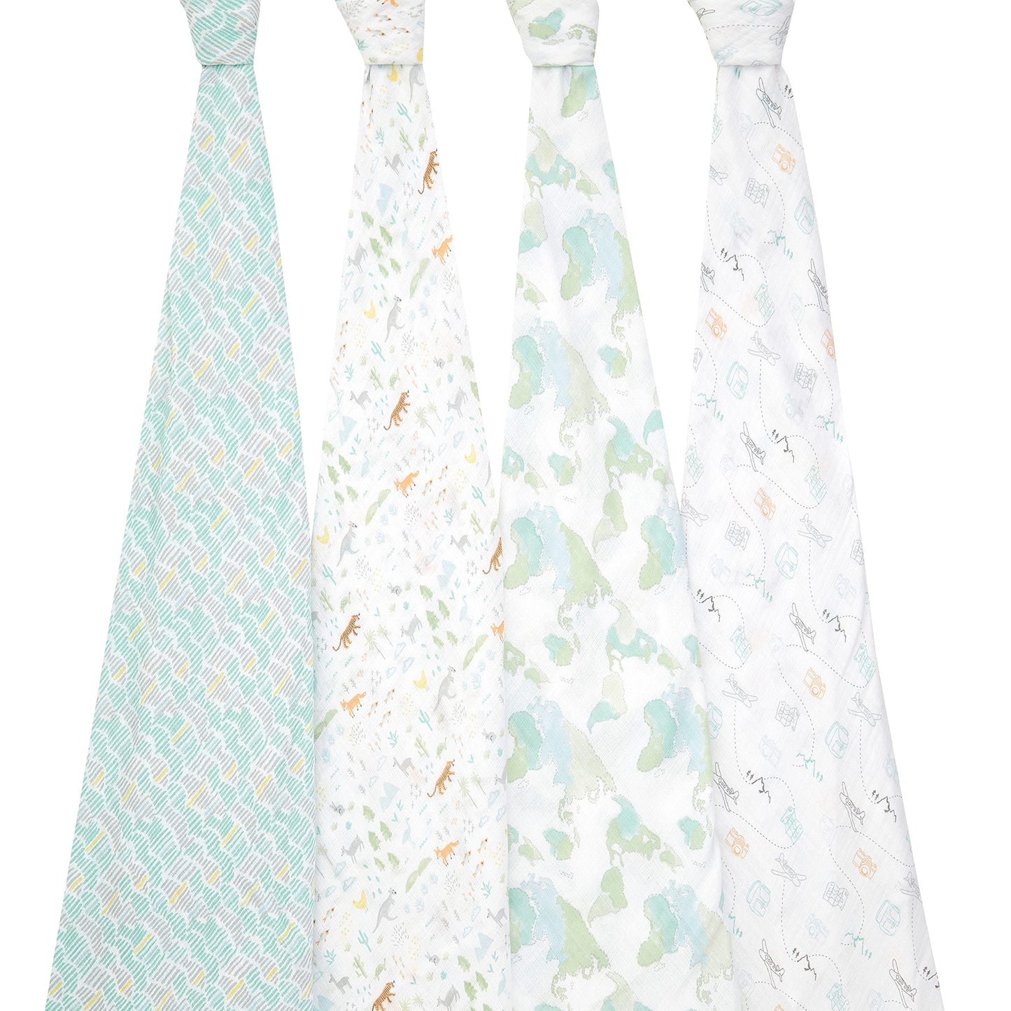 essentials cotton muslin swaddle 4-pack