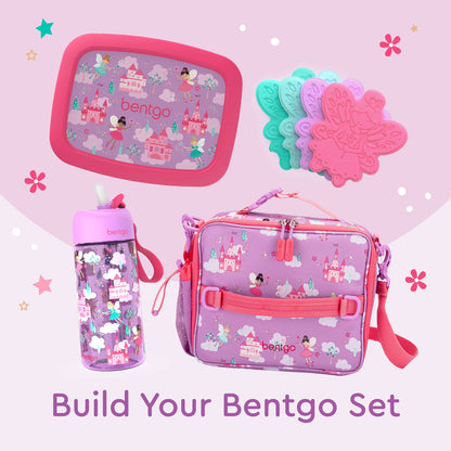 Bentgo® Kids Prints Leak-Proof, 5-Compartment Bento-Style Kids Lunch Box - Ideal Portion Sizes for Ages 3 to 7 - BPA-Free, Dishwasher Safe, Food-Safe Materials - 2023 Collection (Friendly Skies)…