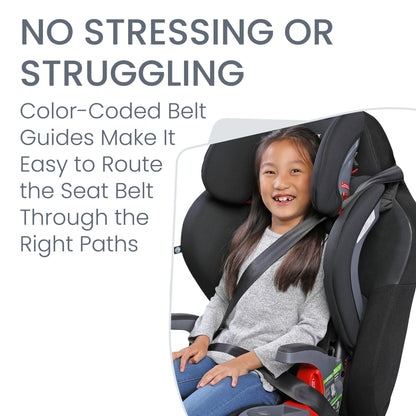 Britax Grow with You ClickTight Harness-2-Booster Car Seat, Cool N Dry - Cool Flow Moisture Wicking Fabric