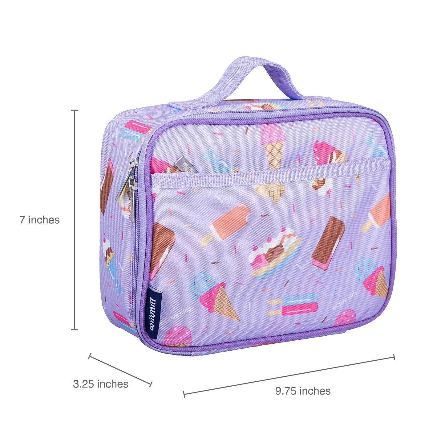 Wildkin Kids Insulated Lunch Box Bag for Boys & Girls, Reusable Kids Lunch Box is Perfect for Elementary, Ideal Size for Packing Hot or Cold Snacks for School & Travel Bento Bags (Groovy Mermaids)