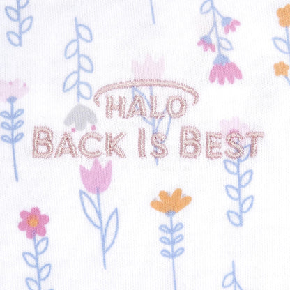 HALO 100% Cotton Sleepsack Swaddle, 3-Way Adjustable Wearable Blanket, TOG 1.5, Clouds, Newborn, 0-3 Months