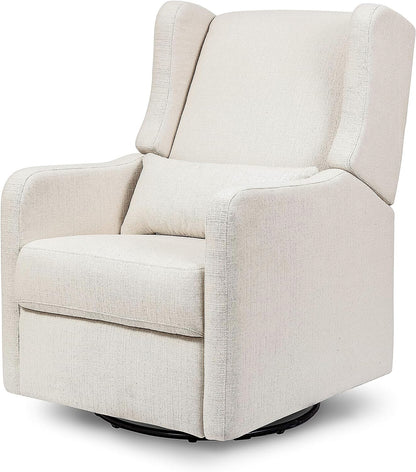 DaVinci Carter's Arlo Recliner and Swivel Glider, Water Repellent & Stain Resistant, Greenguard Gold & CertiPUR-US Certified, Performance Cream Linen