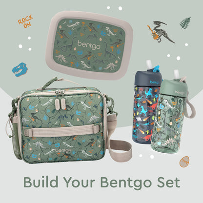 Bentgo® Kids Prints Leak-Proof, 5-Compartment Bento-Style Kids Lunch Box - Ideal Portion Sizes for Ages 3 to 7 - BPA-Free, Dishwasher Safe, Food-Safe Materials - 2023 Collection (Friendly Skies)…