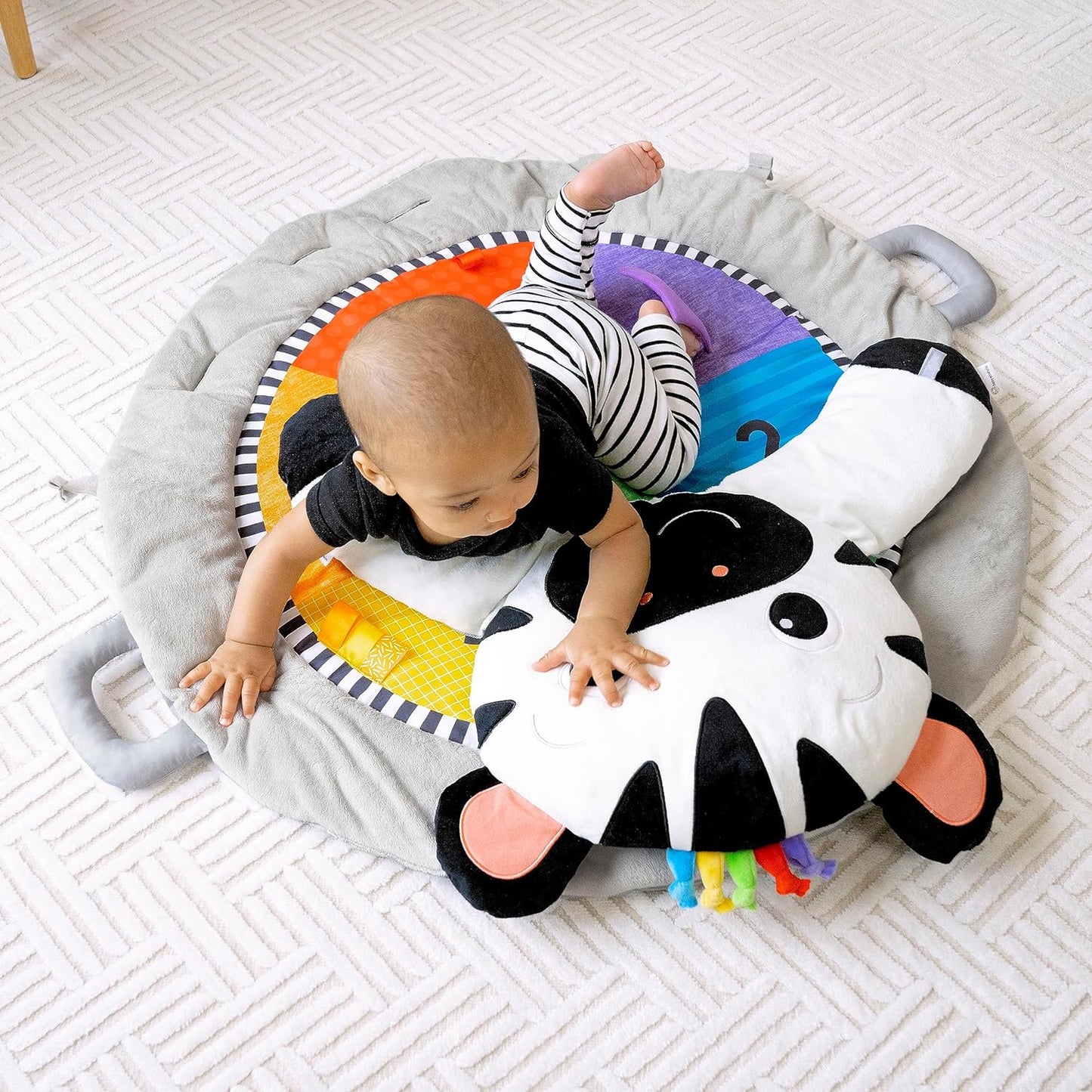 Baby Einstein 4-in-1 Kickin' Tunes Music and Language Play Gym and Piano Tummy Time Activity Mat