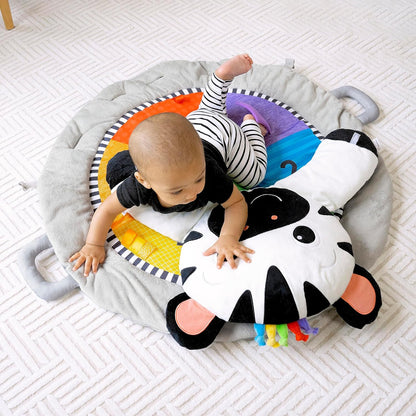 Baby Einstein 4-in-1 Kickin' Tunes Music and Language Play Gym and Piano Tummy Time Activity Mat